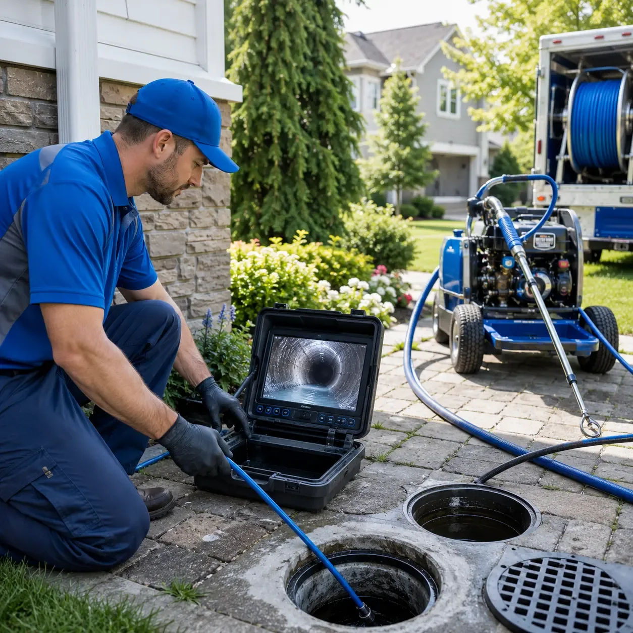 Outdoor drain cleaning professionals serving Thorndale, TX